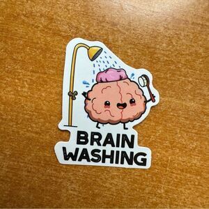 Brain Washing Fun‎ Bath Sticker